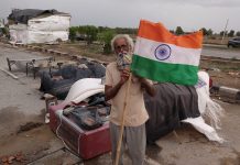 शाहजहांपुर-खेड़ा बार्डर पर नीड़ का निर्माण फिर