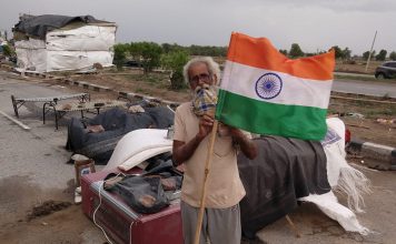 शाहजहांपुर-खेड़ा बार्डर पर नीड़ का निर्माण फिर