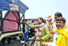 शाहजहांपुर बार्डर पर किसानों का जमावड़ा बढ़ा