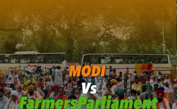 किसान संसद अब सोमवार को