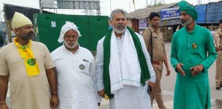 किसान आंदोलन में आए बिहार के नुमाइंदे