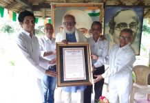 डॉ जी.जी. पारीख को बादशाह ख़ान स्मृति अलंकरण