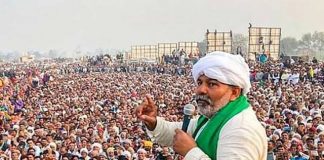 लखनऊ महापंचायत में उमड़े किसान