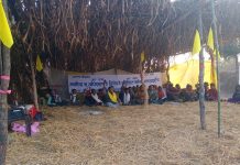 सिंगरौली में आदिवासियों का धरना जारी, डॉ सुनीलम का मिला साथ