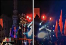 औरंगाबाद में रामनवमी जुलूस ने दिखाया मस्जिद के प्रति सम्मान