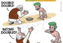 किसानों की आय डबल होना तो दूर, चार राज्यों में 30 फीसद घट गयी