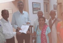 भाजपा नेता द्वारा जैन वृद्ध को पीट-पीटकर मार डाले जाने के खिलाफ ज्ञापन