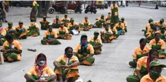 कर्नाटक के सफाई कर्मचारी अनिश्चितकालीन हड़ताल पर