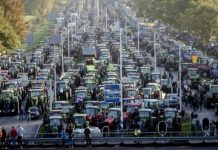 नीदरलैंड में हजारों ट्रैक्टरों के साथ किसानों ने जाम किया हाईवे, शहरों का आवागमन ठप