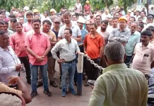 बोकारो स्टील प्लांट में शोषण के खिलाफ ठेका मजदूरों ने की आवाज बुलंद