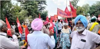 संगरूर में दलित खेतिहर मजदूरों का तीन दिवसीय धरना प्रदर्शन