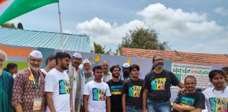 भारत जोड़ो यात्रा में गांधी जयंती