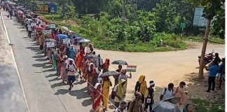 जल, जंगल, जमीन के लिए आदिवासियों की सौ किमी लंबी पदयात्रा