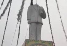 रायबरेली में आंबेडकर मूर्ति को प्रशासन द्वारा किया गया ध्वस्त, जाति उन्मूलन आंदोलन का आरोप