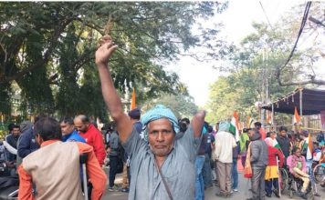 झारखंड के दिव्यांगों ने विभिन्न माँगों को लेकर किया प्रदर्शन