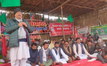 खिरिया बाग आंदोलन के तीन महीने पूरे, पर्यावरण व कृषि संकट पर हुआ सम्मेलन
