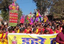 जमशेदपुर की सड़कों पर पहली बार टुसु उत्सव