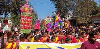 जमशेदपुर की सड़कों पर पहली बार टुसु उत्सव