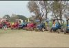 बक्सर में जमीन अधिग्रहण के विरोध में किसानों का ट्रैक्टर मार्च