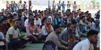 विभिन्न माँगों को लेकर छत्तीसगढ़ के अनियमित कर्मचारियों का रायपुर में हल्लाबोल