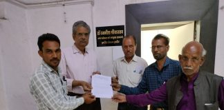 नर्मदा घाटी के विस्थापितों के पुनर्वास और अन्य मांगों को लेकर विभिन्न संगठनों ने दिया ज्ञापन