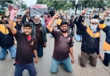 विभिन्न माँगों को लेकर ब्लिंकिट कंपनी के डिलीवरी मजदूर आंदोलन की राह पर