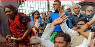 खिरियाबाग में जमीन-मकान बचाने के लिए आंदोलन कर रहे लोगों पर दर्ज हुए झूठे मुकदमे