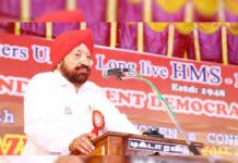 एचएमएस महासचिव हरभजन सिंह सिद्धू ने श्रमिकों के हकों की रक्षा के लिए निर्णायक संघर्ष का किया आह्वान