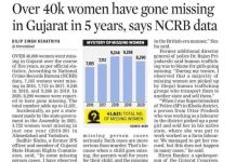 पाँच वर्षों में गुजरात से 41,621 महिलाएं लापता, बावजूद इसके चर्चा सिर्फ ‘द केरला स्टोरी’ की