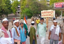 सर्व सेवा संघ परिसर को प्रशासन ने छावनी में बदला, दीवार बनाकर शुरू की घेराबंदी