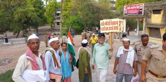 सर्व सेवा संघ परिसर को प्रशासन ने छावनी में बदला, दीवार बनाकर शुरू की घेराबंदी