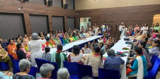 महिला पहलवानों के समर्थन में दिल्ली में हुई राष्ट्रीय महिला पंचायत