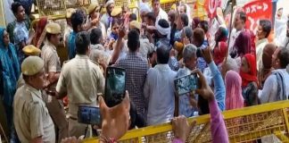 चुरू में किसानों का महापड़ाव जारी