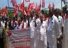 कारपोरेट के लिए वनभूमि हड़पने के खिलाफ कई राज्यों में हुए प्रदर्शन worker protest