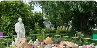 सर्व सेवा संघ परिसर पर जबरिया कब्जा स्वतंत्रता संग्राम के महानायकों का अपमान – रामगोविंद चौधरी sarva seva sangh