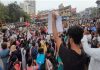 मणिपुर हिंसा के विरोध में दादर में विद्यार्थी व महिला संगठनों ने किया प्रदर्शन