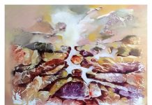 पारस को पत्थर नहीं होना चाहिए पेंटिंग- ओमप्रकाश गुप्ता