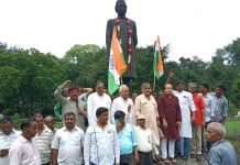 दिल्ली में निकला अगस्त क्रांति जुलूस