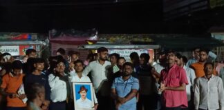 भगतसिंह जयंती पर छात्रों ने लिया लोकतंत्र को बचाने का संकल्प