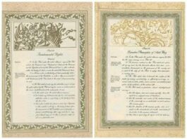 भारतीय संविधान की मूल प्रति के चित्र Indian Constitution