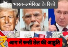 रिश्तों की आग में रूस का तेल, रुपया लुढका Russia's oil in the fire of relations, rupee fell