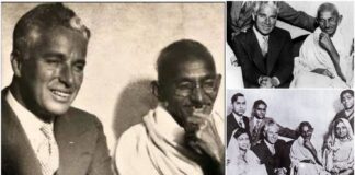 Charlie Chaplin met Mahatma Gandhi Charlie Chaplin met Mahatma Gandhi
