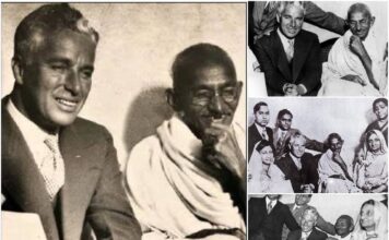 Charlie Chaplin met Mahatma Gandhi Charlie Chaplin met Mahatma Gandhi