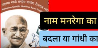 मनरेगा नहीं महात्मा गांधी निशाने पर – राकेश अचल MNREGA