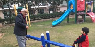 H.K. Dua (88) A byword for integrity – AJ Philip Mr Dua with my grandson Nehemiah: Photo: AJP