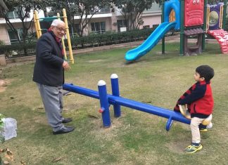 H.K. Dua (88) A byword for integrity – AJ Philip Mr Dua with my grandson Nehemiah: Photo: AJP