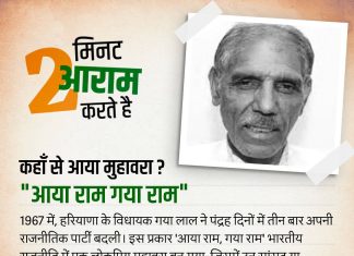 ‘आया राम, गया राम’ आज भी जारी है! – प्रोफेसर राजकुमार जैन The 'Aaya Ram, Gaya Ram' phenomenon continues even today!