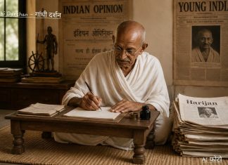 गांधी ने पत्रकारिता को जनसेवा और सत्य का हथियार बनाया Mahatma Gandhi