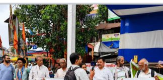 अल्बर्ट एक्का चौक पर SIR के खिलाफ प्रदर्शन, नागरिकता जांच का विरोध Protest against SIR at Albert Ekka Chowk, protest against citizenship test