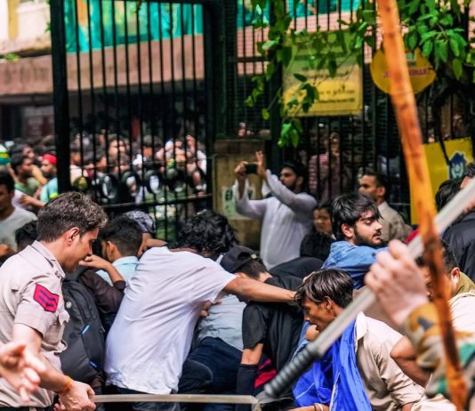 अहिंसक आंदोलन पर सत्ता की दबंगई – डॉ योगेन्द्र The authorities' high-handedness against a non-violent movement.
